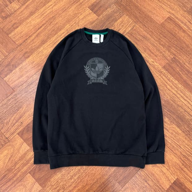 2XL(105) 아디다스 자수로고 맨투맨 티셔츠