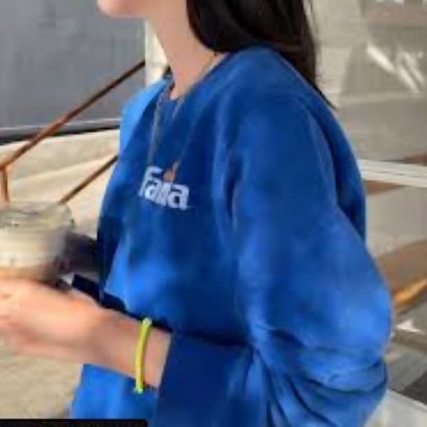 [M] 자라 FANTA 맨투맨 / 희귀템  블루 빈티지