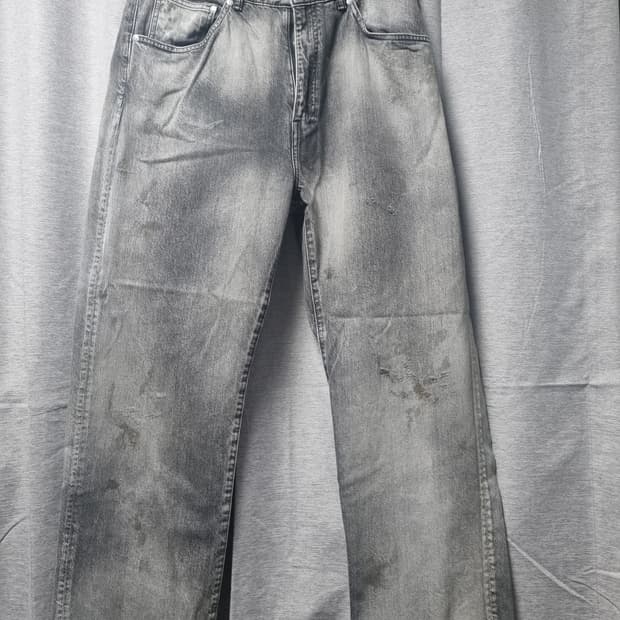 안셀름 5pk 스트ㄹㅇ드 데님 블랙 3사이즈