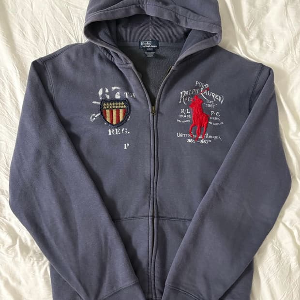 폴로 빅포니 후드집업 L