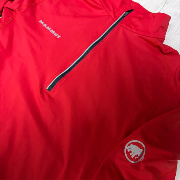 [US M] 마무트 하프집업 기능성 하프 집업 티셔츠 