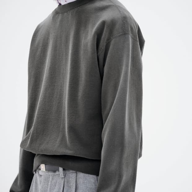 오라리 프로덕트 다이드 피마 라이트 스웻 풀오버 3