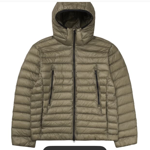 무신사 스탠다드 시티 레저 시어 립스탑 후디드 라이트 다운 재킷