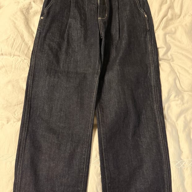 러프사이드 드레이프 데님 팬츠