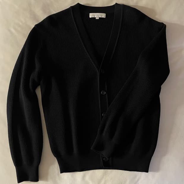 BROWNYARD WOOL 100% cardigan black