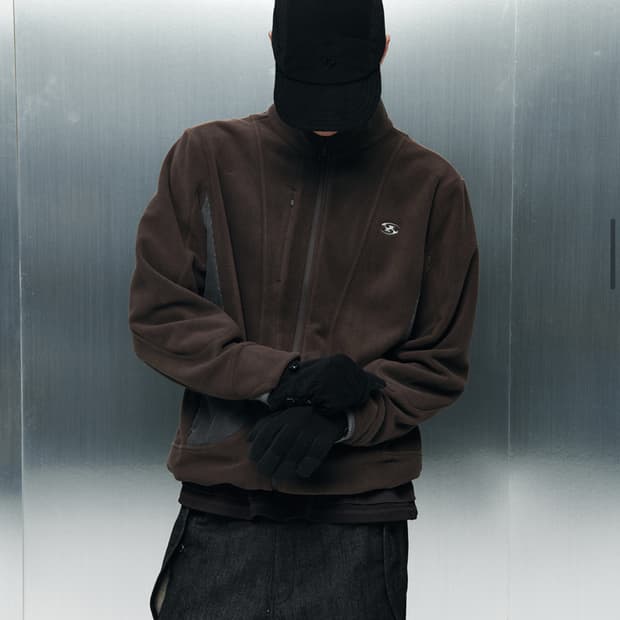 산산기어 플리스 자켓 브라운