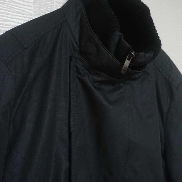 (100) 우영미 솔리드옴므 하이넥 자켓