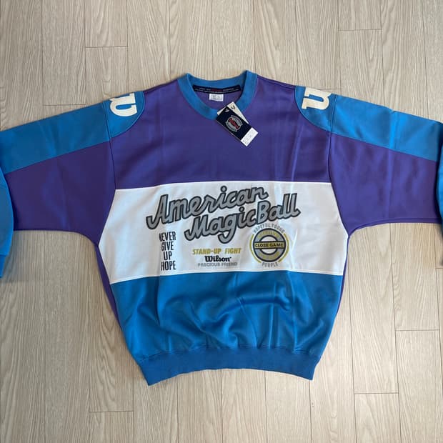 윌슨 90s 올드 스웻셔츠 맨투맨 3번 Wilson OLD 1990