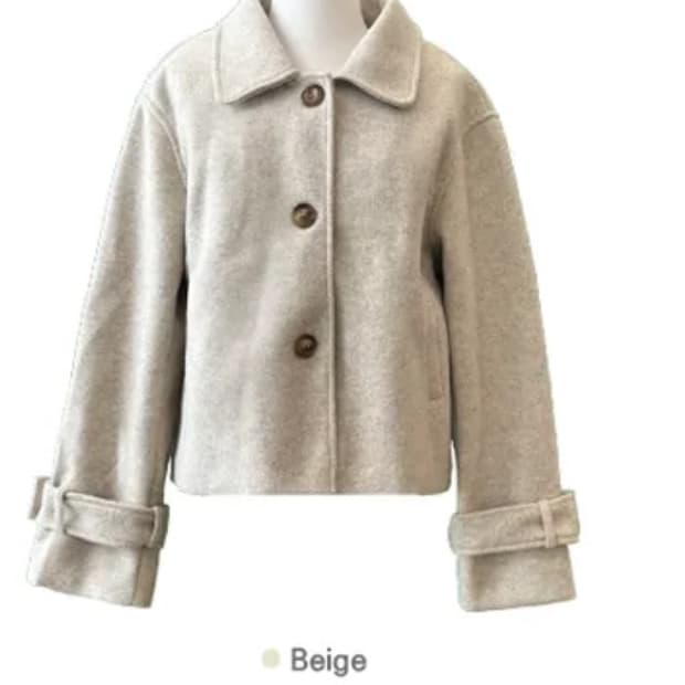 모직 코트[베이지/free]