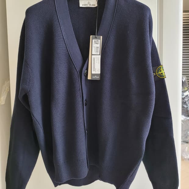[새상품 클래식의 진화, 26SS 스톤아일랜드 오가닉 코튼 가디건 네이비