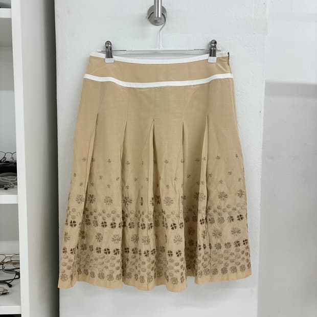 Courreges 미디 스커트