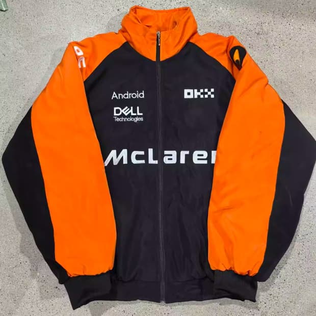 맥라렌 에프원 F1 바이크 자켓 빈티지 스트릿 올드스쿨 점퍼