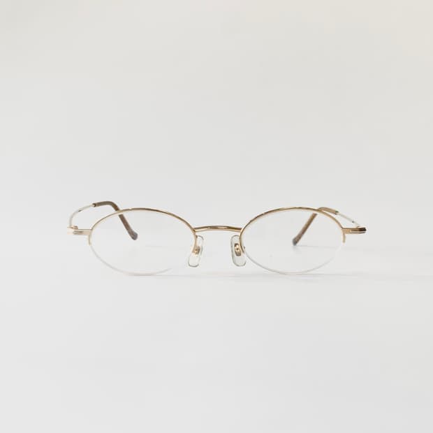 [픽키-602] 골드 라운드 안경 데드스탁 여성용 메탈 