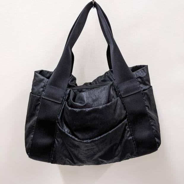 ear PAPILLONNER 나일론 르신 파츠 토트백 이세이미야케 스타일