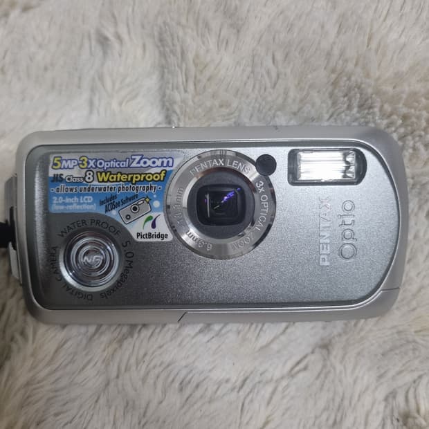 펜탁스 Optio wp 디지털 카메라 레트로디카