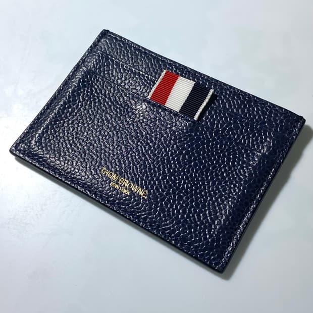[정품] 톰브라운 RWB 헥터 타탄체크 카드지갑