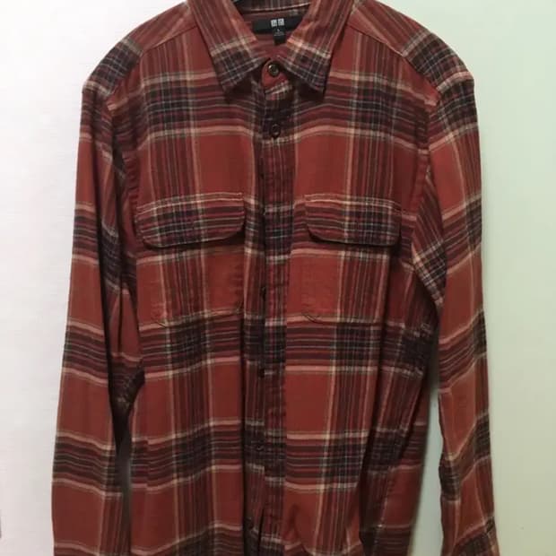 유니클로 체크셔츠