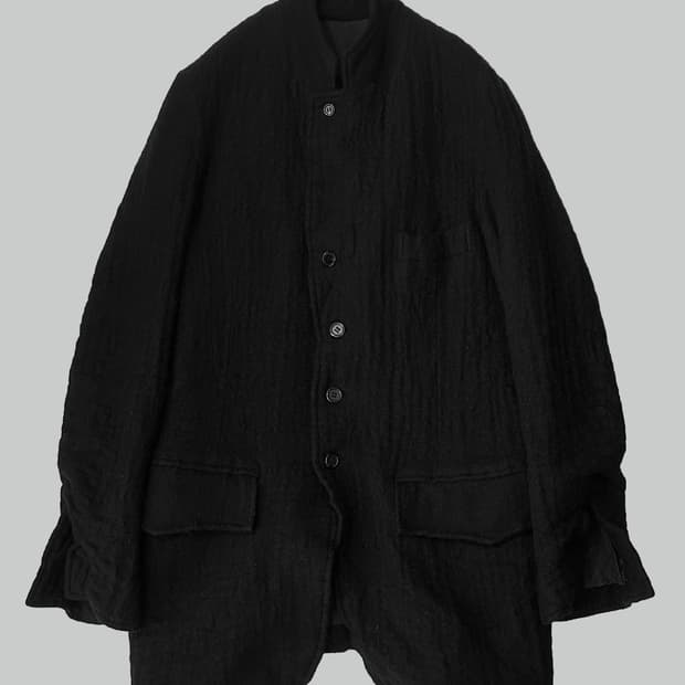 언더커버 축융 울 블레이저