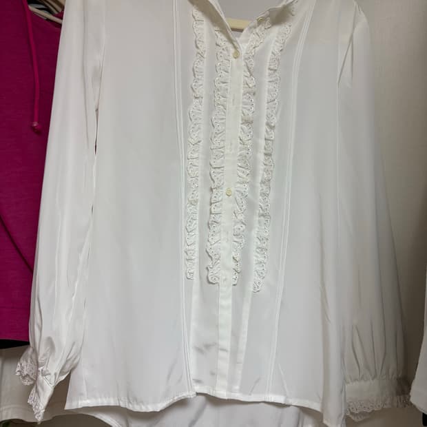 빈티지 레이스 셔츠 