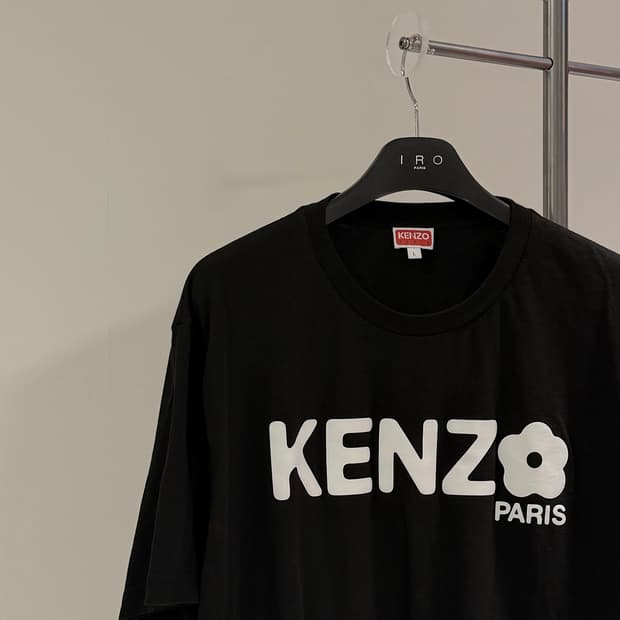 KENZO 보크 플라워 반팔 티셔츠 블랙 L