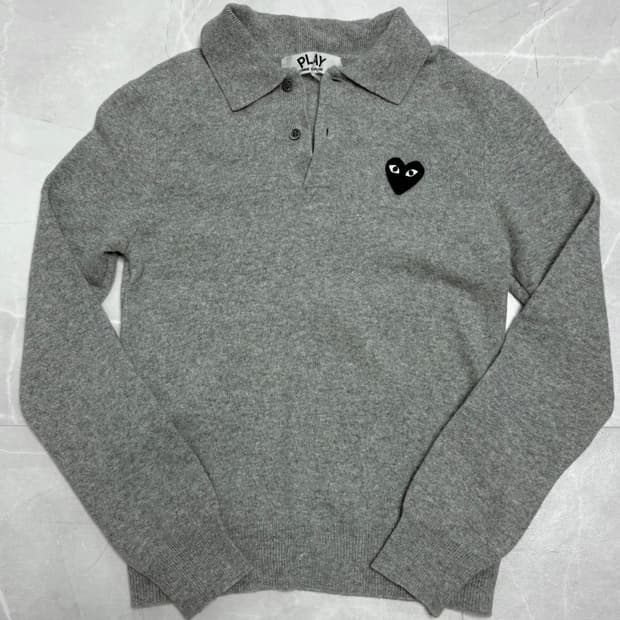 꼼데가르송 재팬 카라 니트