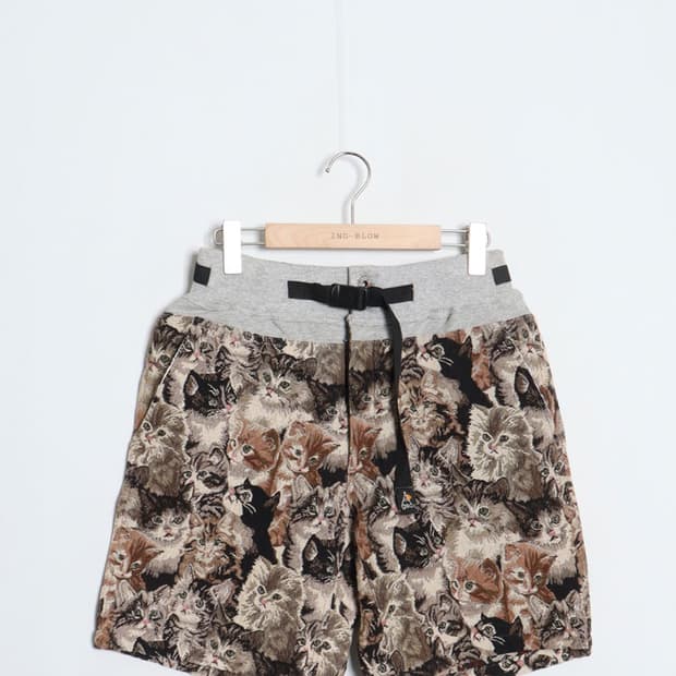 GO SLOW CARAVAN Cats Jaquard Shorts 