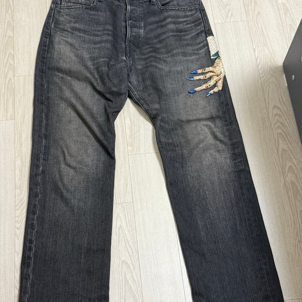 언더커버 디핸드 데님 팬츠