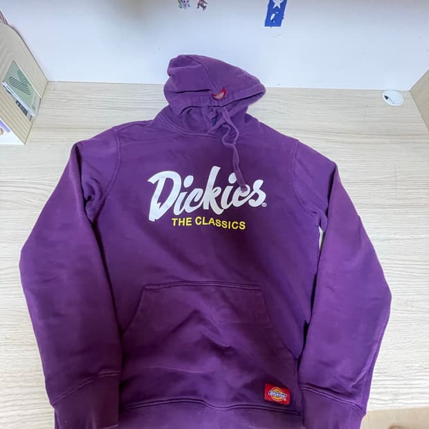 디키즈 퍼플 후드티