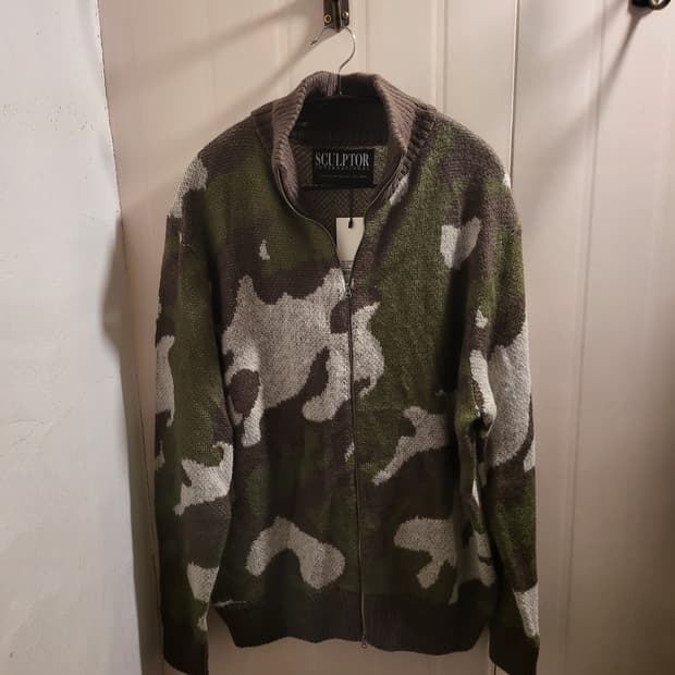 Sculptor 스컬프터 카모 모헤어 집업 XL 새상품