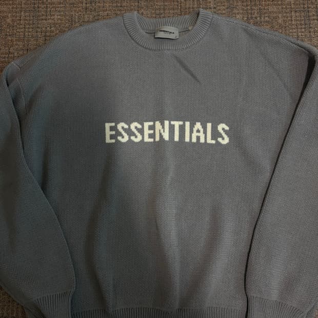 XL - 에센셜 니트 스웨터 페블 - 노드스트롬 한정