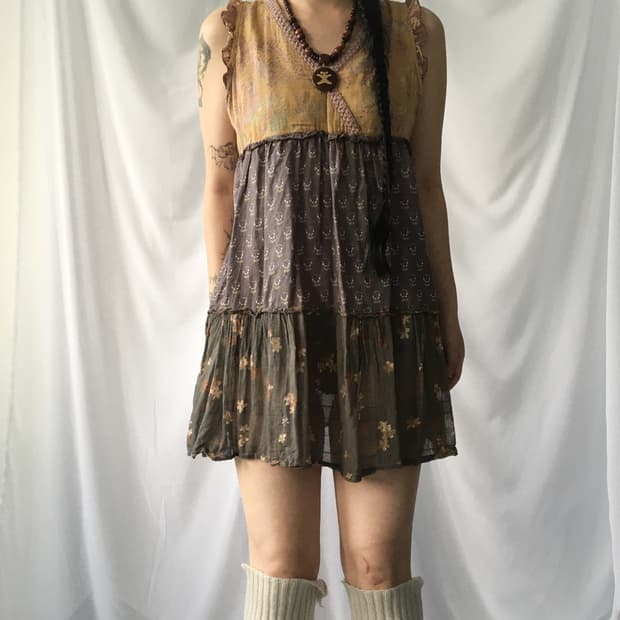 Ethnic mood sleeveless