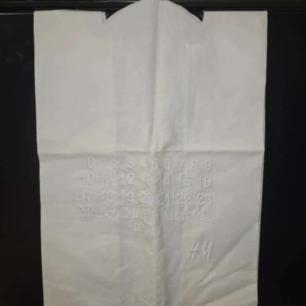 메종마르지엘라 H&M 콜라보 토트백