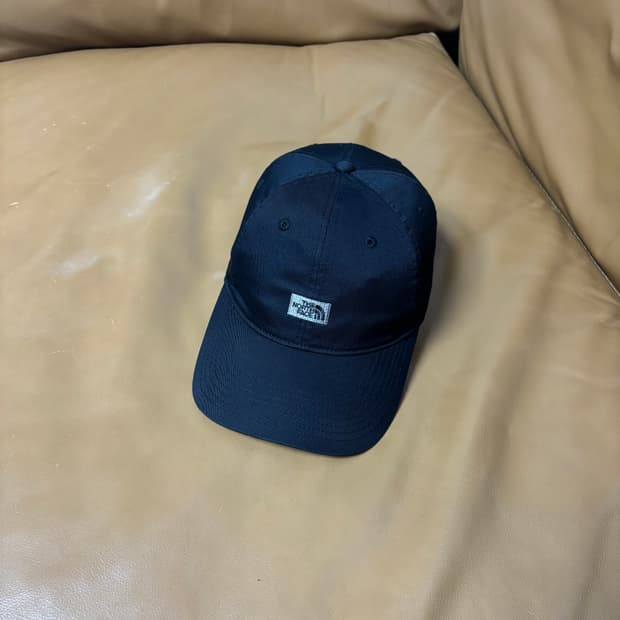 나나미카 노스페이스 퍼플라벨 6패널 볼캡 모자 블랙