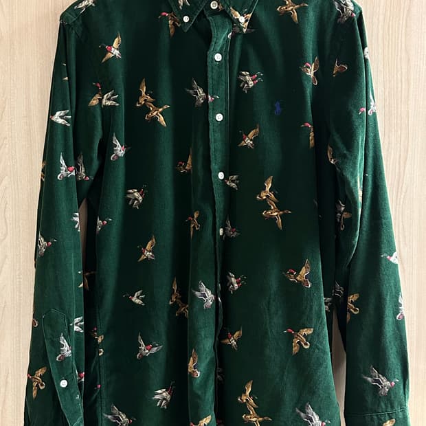 Polo Ralph Lauren 스웨이드 패턴 셔츠 M