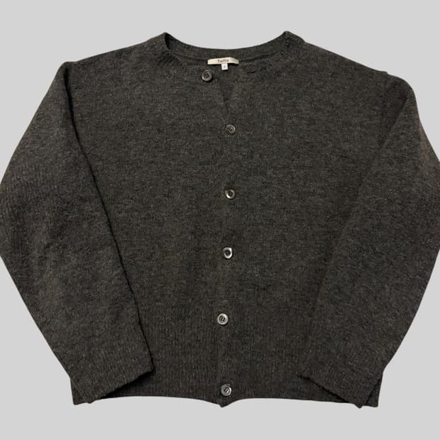 타일레 울 가디건 그레이 1