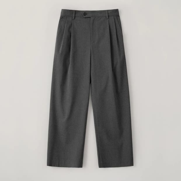 블랭크룸 스트라이프슬랙스_그레이 1사이즈