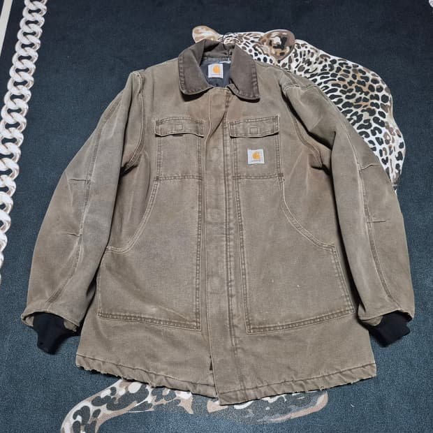 90's 빈티지 칼하트 아크틱 트레디셔널 워크 코트 자켓 C26 CHT