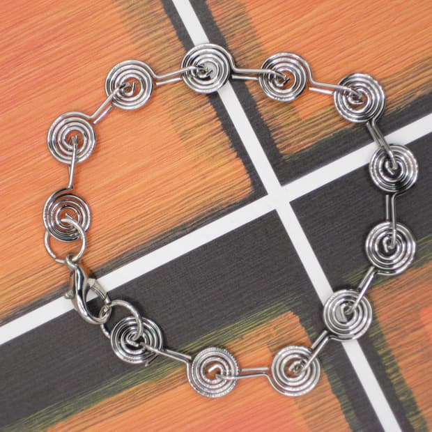 캐피탈 골뱅이 써지컬 체인 팔찌 