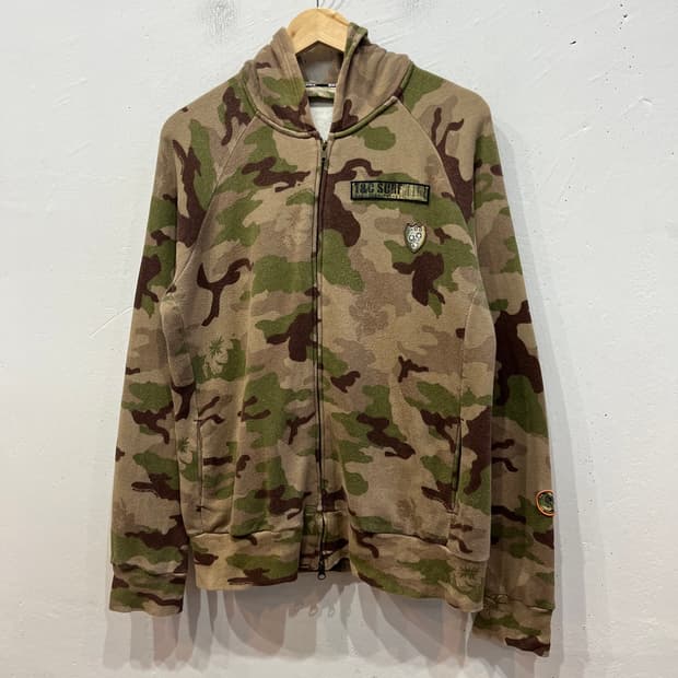 T&C Surf Design 밀리터리 카모플라쥬 후드집업