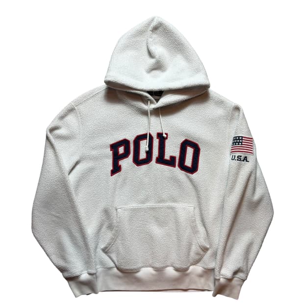 폴로 플리스 후드