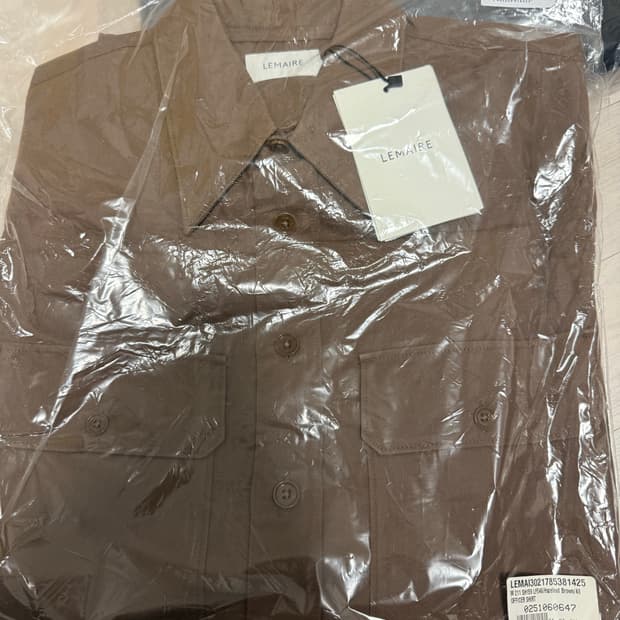 르메르 오피서 셔츠 48사이즈