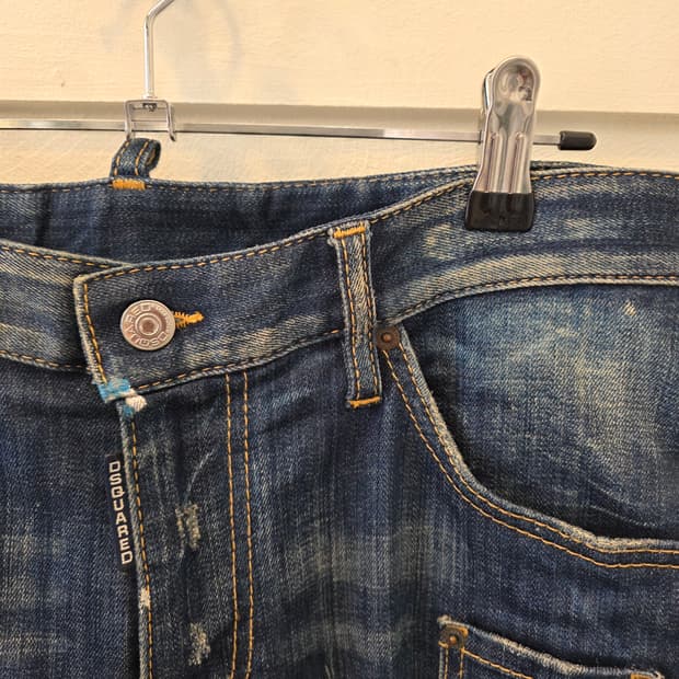 DSQUARED2 디스퀘어드 데님 미니포켓 청바지 44