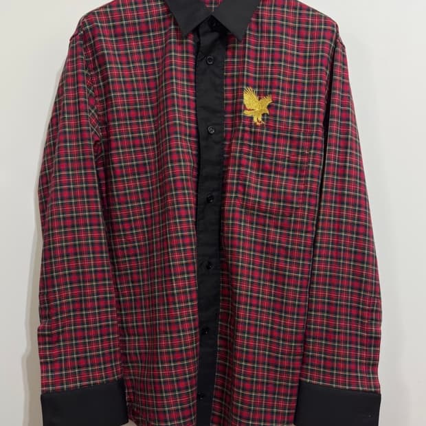 구매)디올옴므 독수리 체크 새틴 셔츠 삽니다