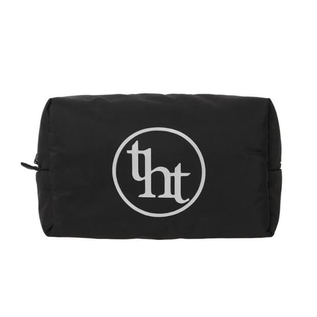 쓰리타임즈 베베 스퀘어 파우치 블랙