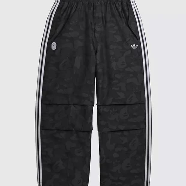 사이즈교환) 아디다스 베이프 자카드 팬츠 블랙 