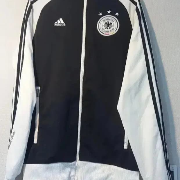 아디다스 독일 블랙 저지 져지집업 100/L