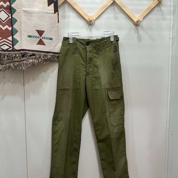 70s British Army 오버롤 트루져 팬츠