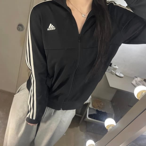 아디다스 삼선 트랙탑 져지 🤍🖤