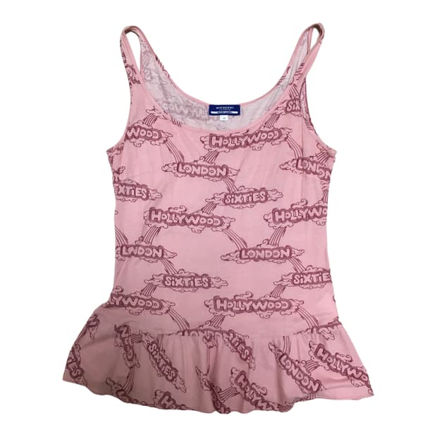 버버리 로고 핑크 슬리브