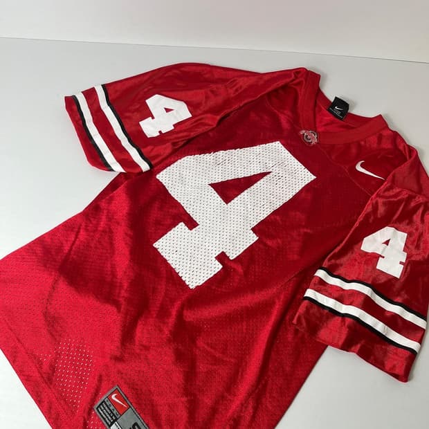 나이키 미식축구팀 오하이오스테이트 럭비 저지